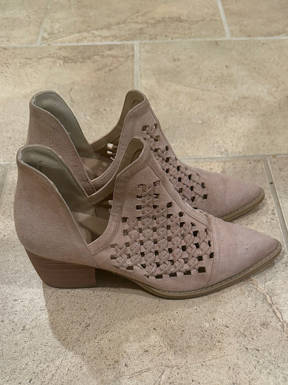 BP Tan Suede Booties